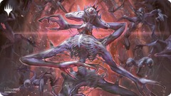 Ultra Pro - Playmat - MTG Duskmourn Alt Key Mythic Circle Black (Overlord of the Balemuk)